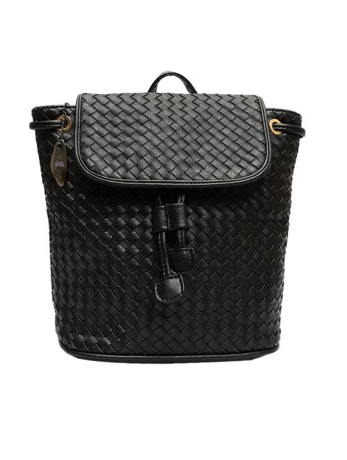 black leatherette backpack - 12809988 - Very Small Image - 1