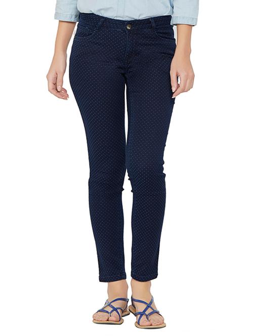 dark blue cotton jean - 12810132 - Very Small Image - 1
