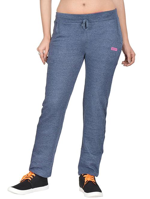 blue cotton track pants - 12813995 - Very Small Image - 1