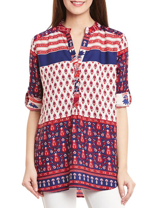 roll up sleeved tunic - 12814093 - Very Small Image - 1