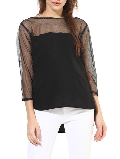 black net top - 12814919 - Very Small Image - 1