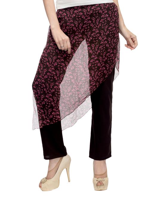 brown polyester trouser - 12815515 - Very Small Image - 1