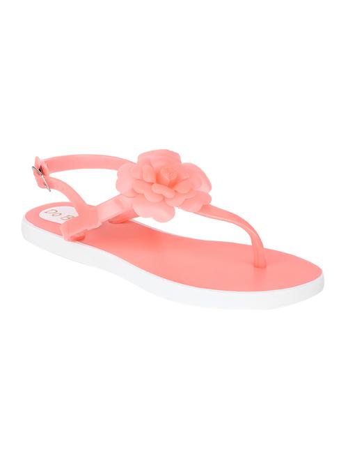 pink pvc back strap sandals - 12815834 - Very Small Image - 1