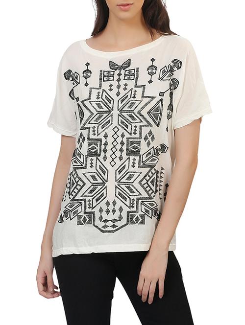 white cotton regular top - 12817918 - Very Small Image - 1