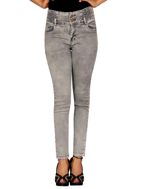 grey denim jeans - 12818069 - Very Small Image - 1