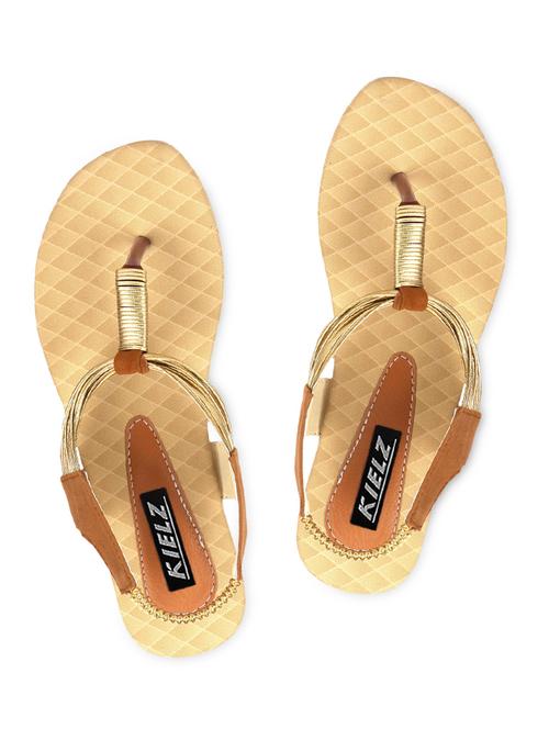 beige leatherette flats - 1281840 - Very Small Image - 1