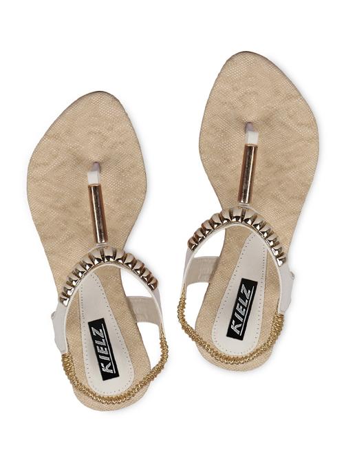 white leatherette flats - 1281851 - Very Small Image - 1