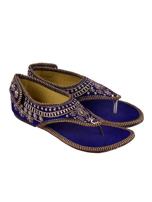 blue ethnic sandals - 12819402 - Very Small Image - 1