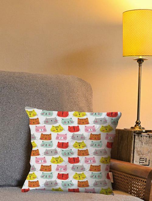 la verve digital printed canvas cushion cover - 12820164 - Very Small Image - 1