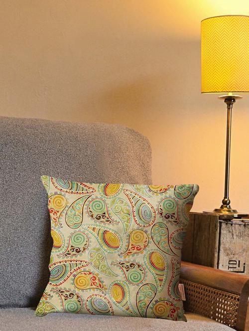 la verve digital printed canvas cushion cover - 12820185 - Very Small Image - 1