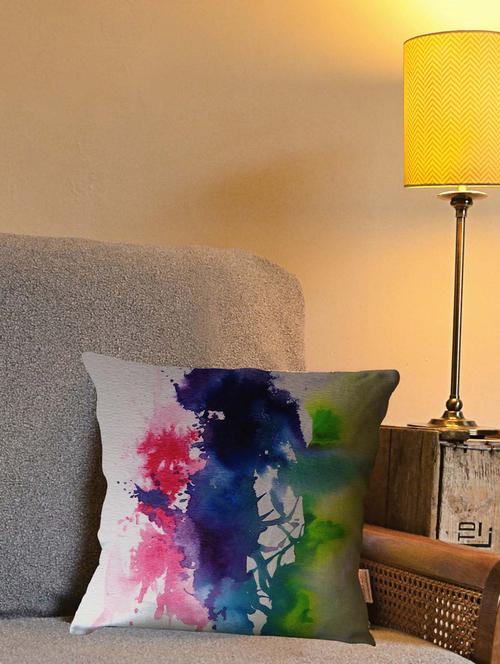 la verve digital printed canvas cushion cover - 12820217 - Very Small Image - 1