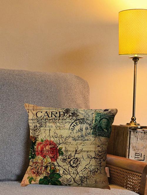 la verve digital printed canvas cushion cover - 12820231 - Very Small Image - 1