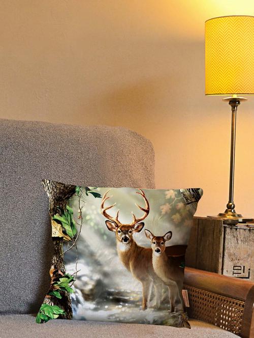 la verve digital printed canvas cushion cover - 12820273 - Very Small Image - 1