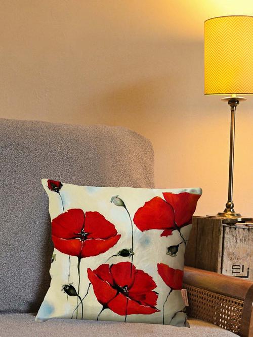 la verve digital printed canvas cushion cover - 12820279 - Very Small Image - 1