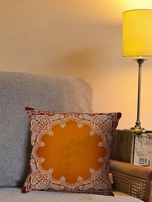 la verve digital printed canvas cushion cover - 12820280 - Very Small Image - 1
