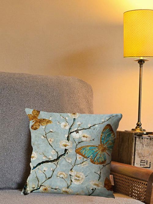 la verve digital printed canvas cushion cover - 12820288 - Very Small Image - 1