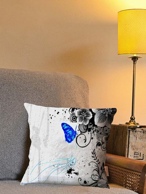 la verve digital printed canvas cushion cover - 12820339 - Very Small Image - 1