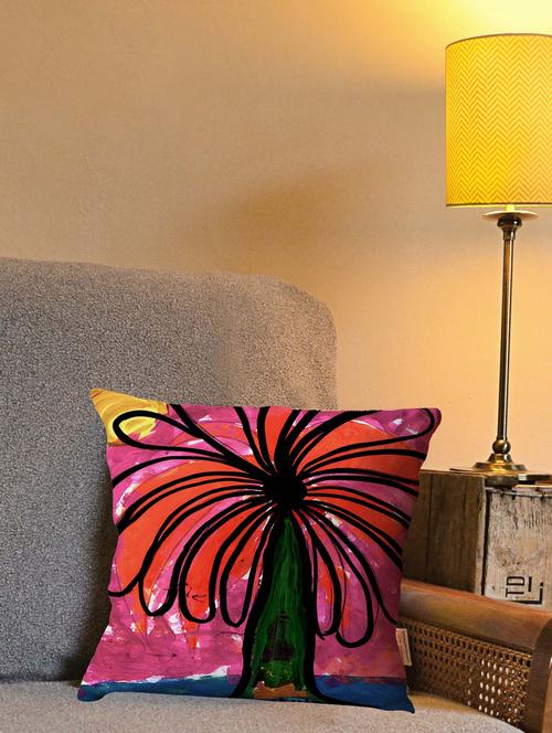 la verve digital printed canvas cushion cover - 12820352 - Very Small Image - 1