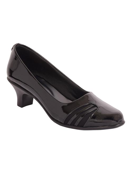 black leather slip on pumps - 12820443 - Very Small Image - 1