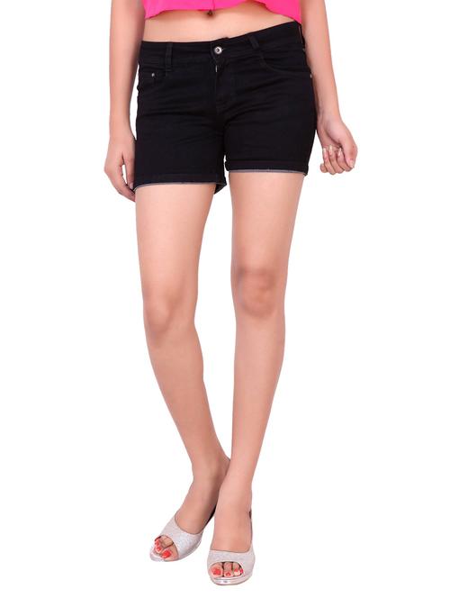 black denim shorts - 12822444 - Very Small Image - 1