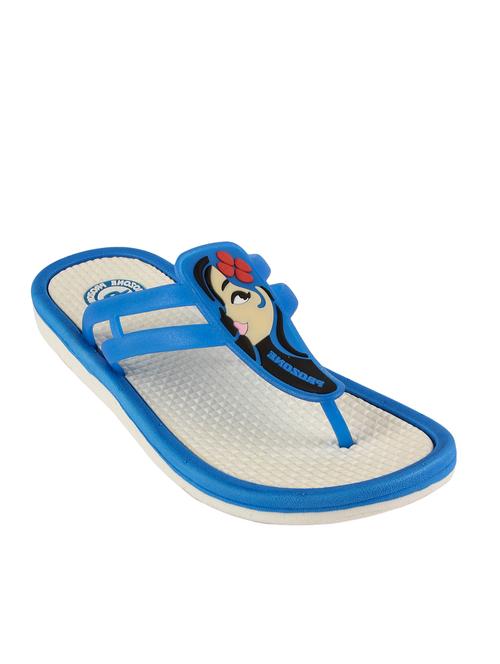 blue rubber flip flops - 12822947 - Very Small Image - 1