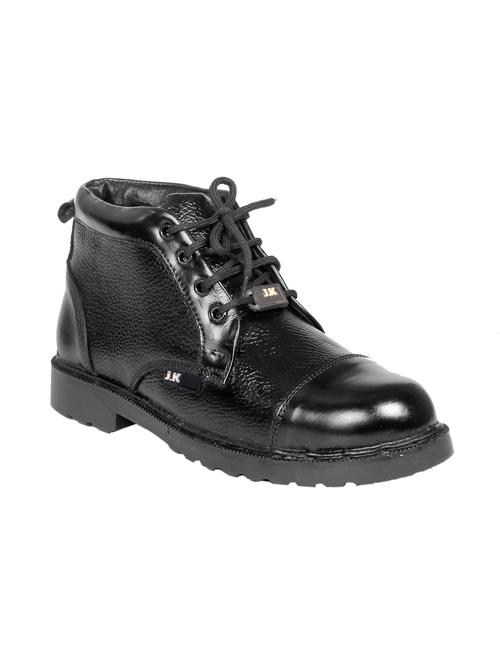 black Leatherette lace up boot - 12826627 - Very Small Image - 1