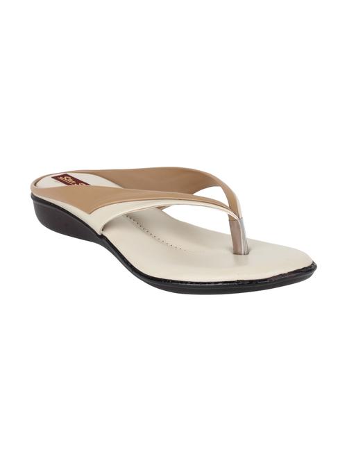 brown toe separator slippers - 12828582 - Very Small Image - 1