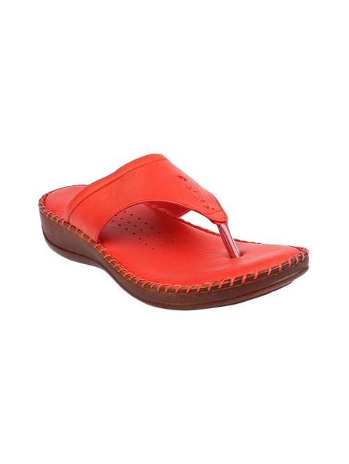red toe separator slippers - 12828597 - Very Small Image - 1