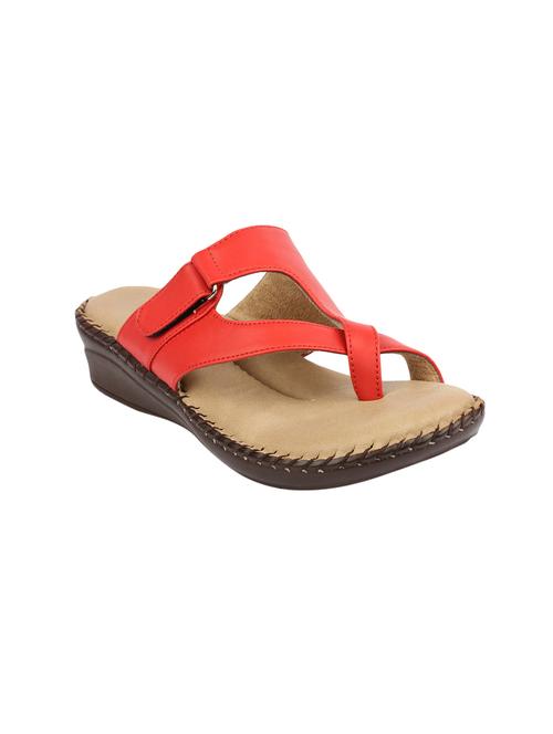 red toe separator slippers - 12828600 - Very Small Image - 1
