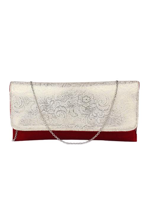 red velvet clutch - 12829960 - Very Small Image - 1