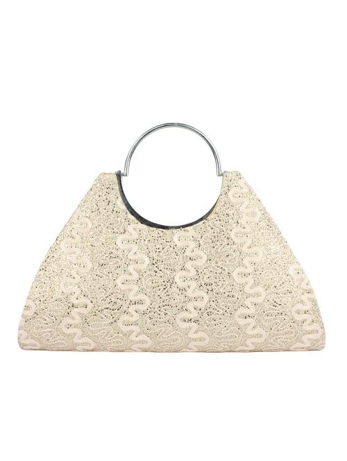 gold synthetic leather clutch - 12829973 - Very Small Image - 1