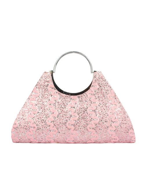 pink synthetic leather clutch - 12829974 - Very Small Image - 1