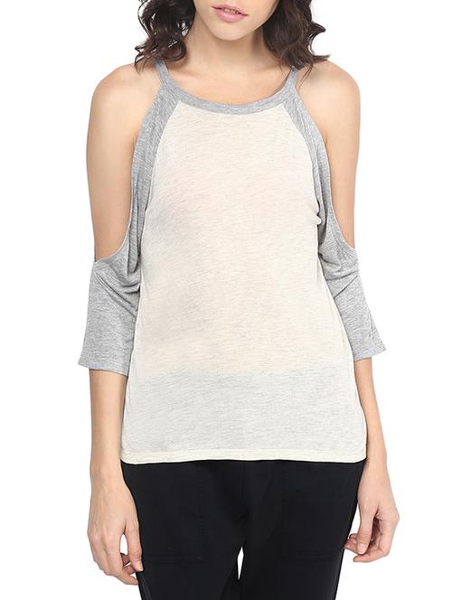 white cotton regular top - 12830999 - Very Small Image - 1