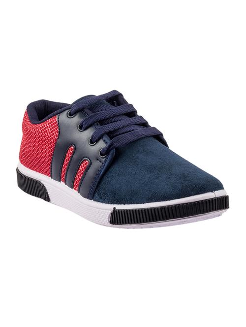blue suede lace up sneaker - 12831030 - Very Small Image - 1