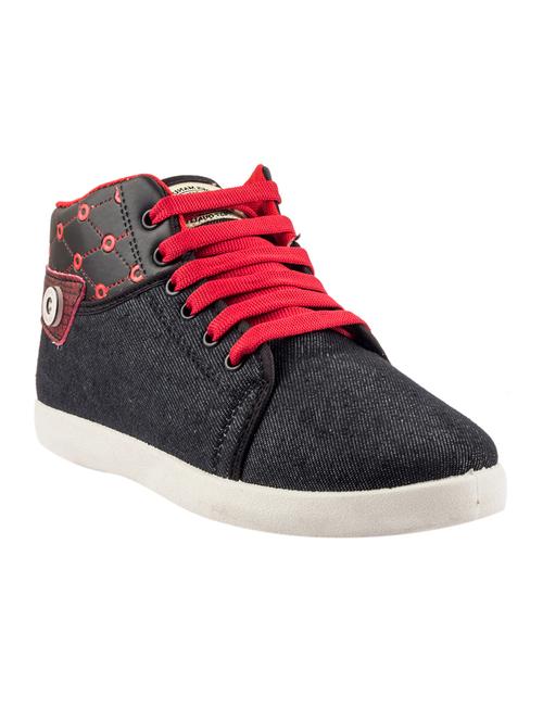 black canvas lace up sneakers - 12831052 - Very Small Image - 1