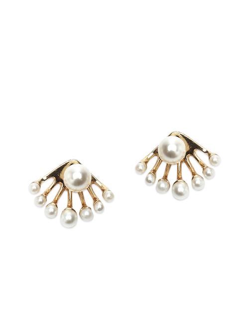 gold gold plated drop earrings - 12832579 - Very Small Image - 1