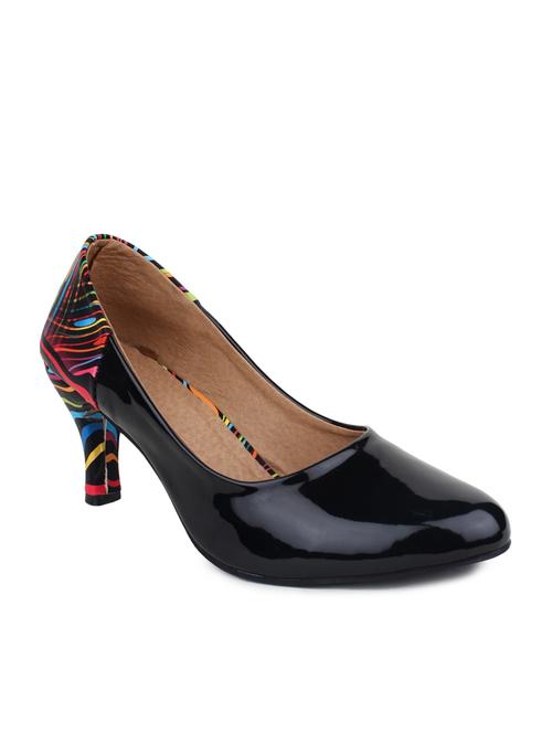 black patent leather slip on pumps - 12833691 - Very Small Image - 1