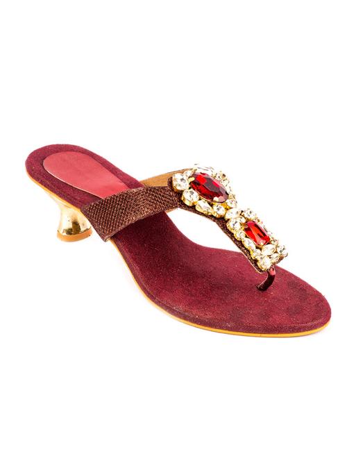 red leatherette sandals - 12834536 - Very Small Image - 1