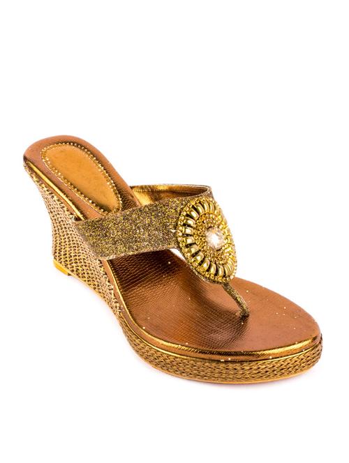 hamlyn grande antique coloured syntheticmade wedge sandal for women's - 12834608 - Very Small Image - 1