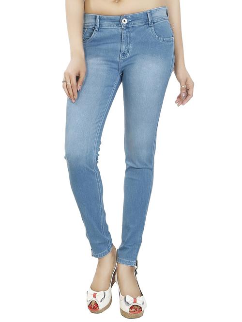 light blue denim slim fit jean - 12835454 - Very Small Image - 1