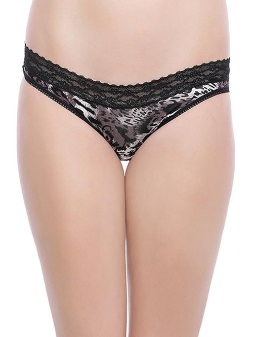 black cotton bikini panty - 12836802 - Very Small Image - 1
