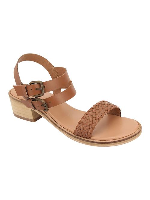 brown ankle strap sandal - 12837039 - Very Small Image - 1