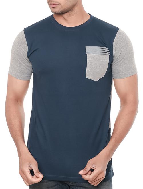 colour block cotton t-shirt - 12838267 - Very Small Image - 1