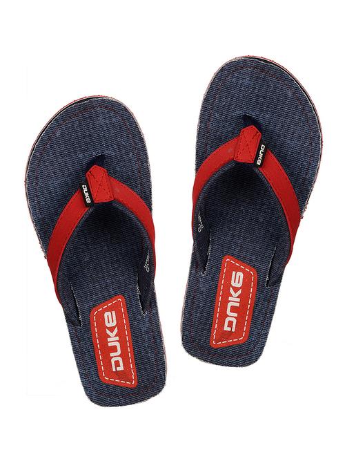 navy synthetic flip flops - 12839835 - Very Small Image - 1