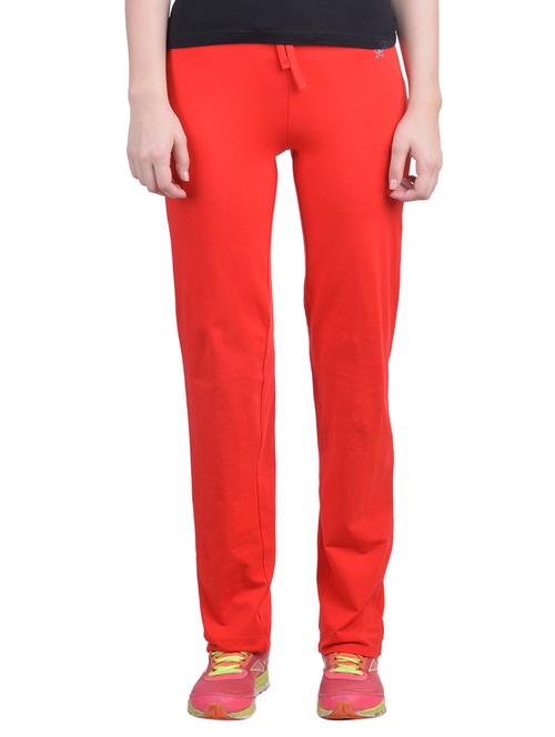 red cotton track pants - 12840471 - Very Small Image - 1