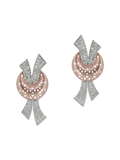 brown silver studs earrings - 12843666 - Very Small Image - 1
