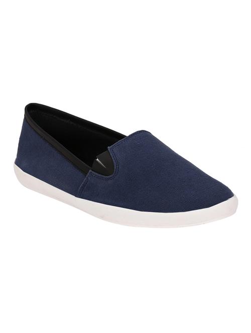 blue canvas slip on shoe - 12845005 - Very Small Image - 1