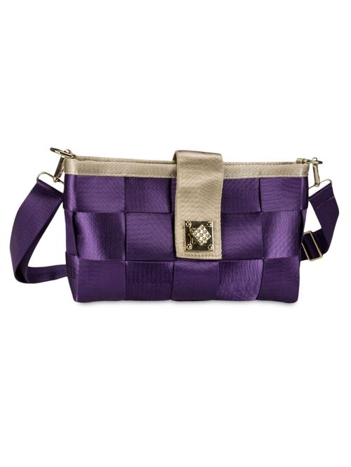purple banana fiber sling bag - 1284560 - Very Small Image - 1