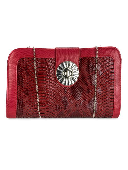 red leatherette clutch - 1284569 - Very Small Image - 1