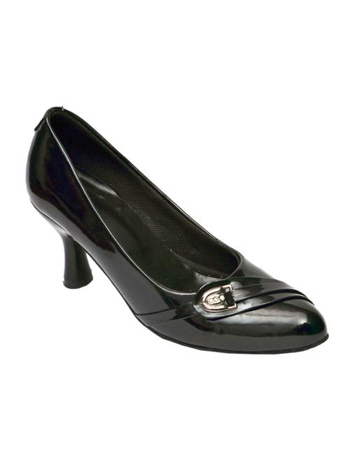 black leather slip on pumps - 12846137 - Very Small Image - 1